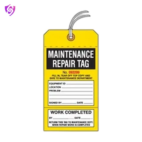 SureSafe Maintenance Repair Tag