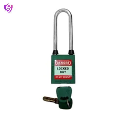 SureSafe Padlock Long Shackle Green