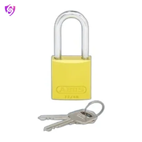 SureSafe Padlock Long Shackle Yellow