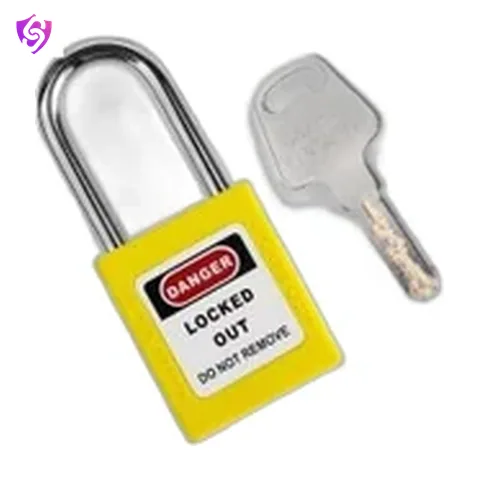 SureSafe Padlock Regular Shackle Yellow