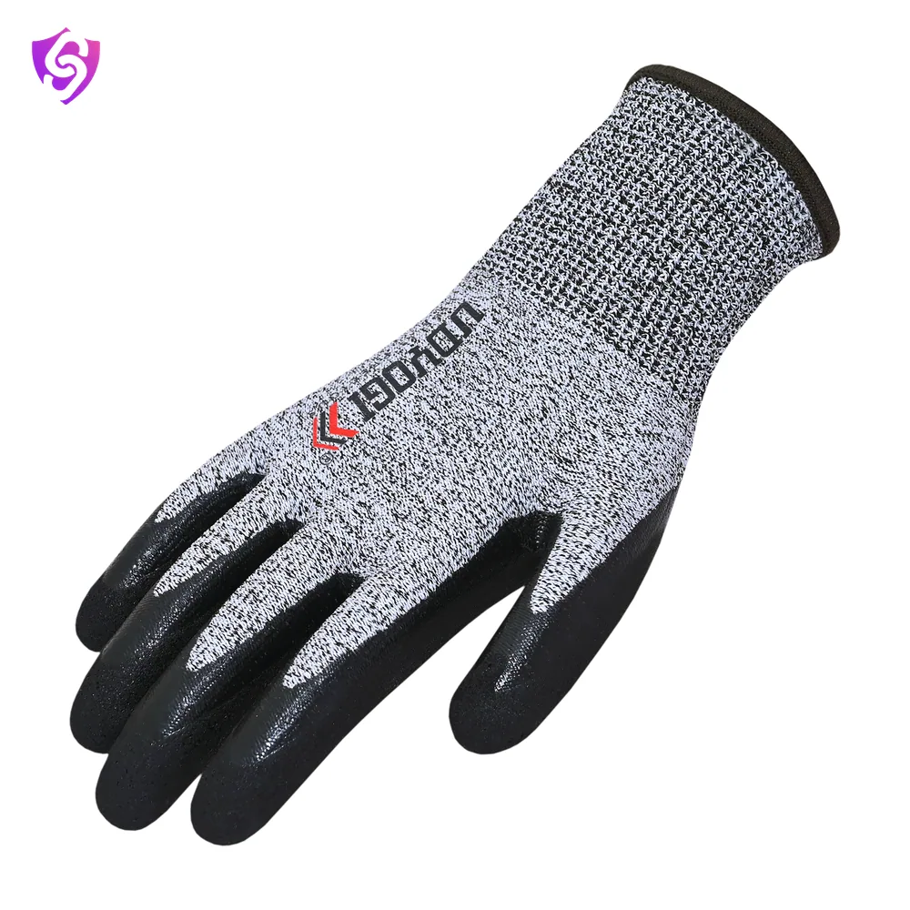 Udyogi 418P C-Double Sandy Nitrile Coated Gloves