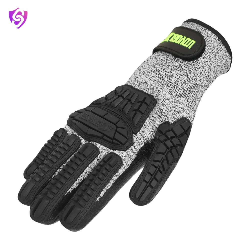 Udyogi 419P1 V-Glossy Nitrile Coated Gloves