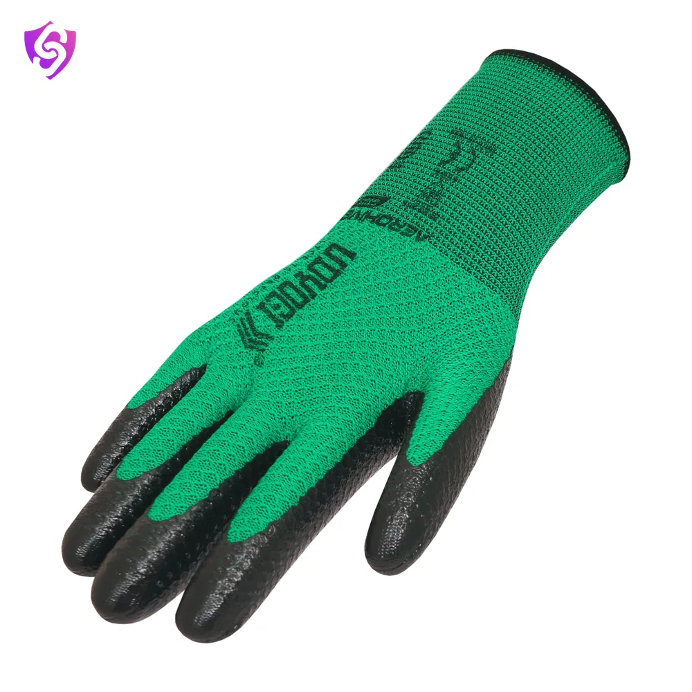 Udyogi Aerohive G101-Glossy Nitrile Coated Gloves