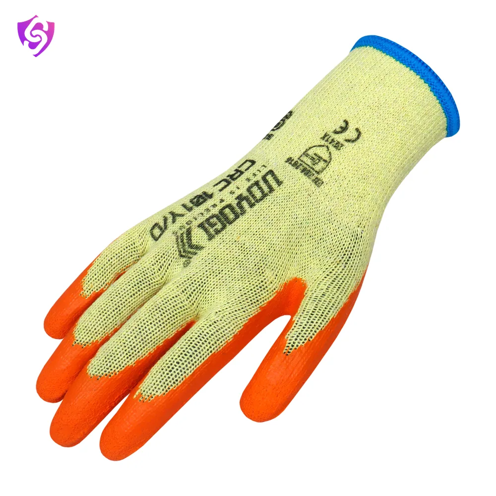 Udyogi CRC-101 (Y/O)-Latex Coated Gloves