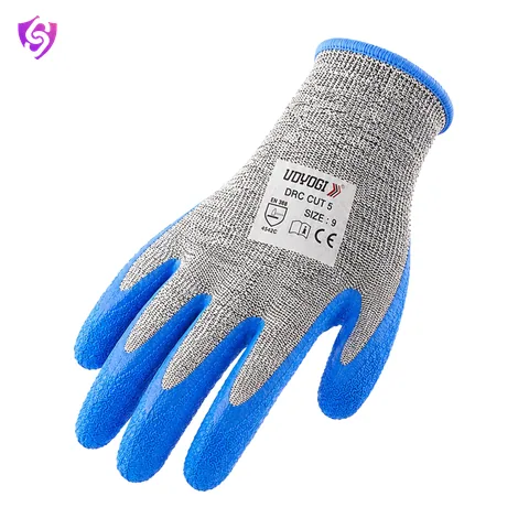 Udyogi DRC CUT 5-Natural Latex Coated Gloves