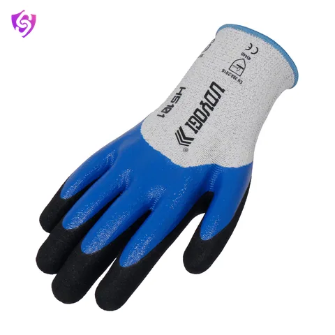 Udyogi H5 101- Double Sandy Nitrile Coated Gloves