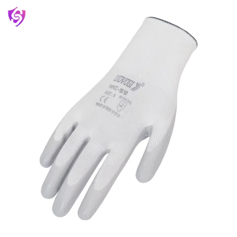 Udyogi NNC 1510 WG-Glossy Nitrile Coated Gloves