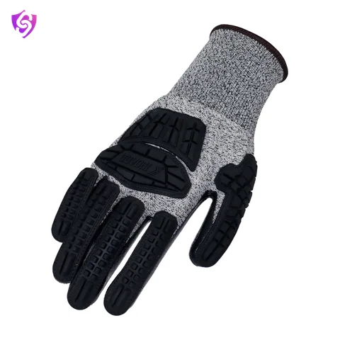 Udyogi TPR 9001-Glossy Nitrile Coated Gloves